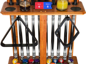Pool Cue Holder Floor Stand- 10 Cues